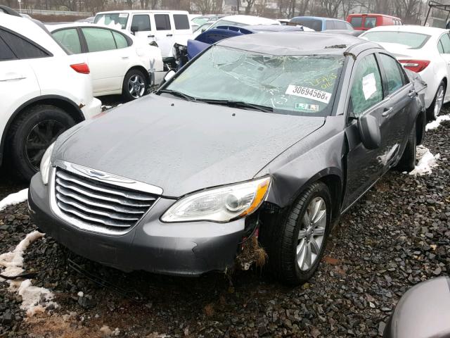 1C3CCBBB8DN763234 - 2013 CHRYSLER 200 TOURIN GRAY photo 2