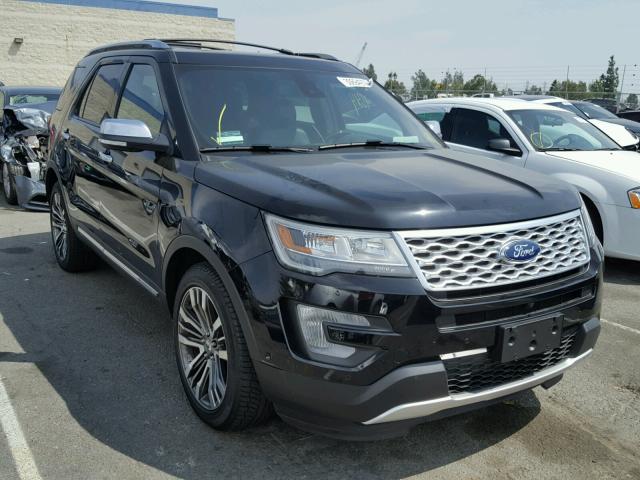 1FM5K8HT3HGC89791 - 2017 FORD EXPLORER P BLACK photo 1