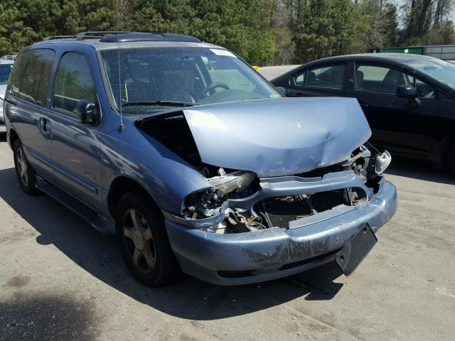 4N2XN11T5YD809235 - 2000 NISSAN QUEST SE BLUE photo 1