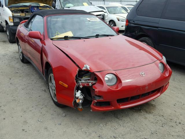 JT5FG02T1X0055236 - 1999 TOYOTA CELICA GT RED photo 1