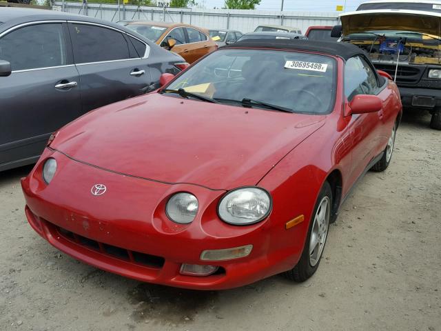 JT5FG02T1X0055236 - 1999 TOYOTA CELICA GT RED photo 2