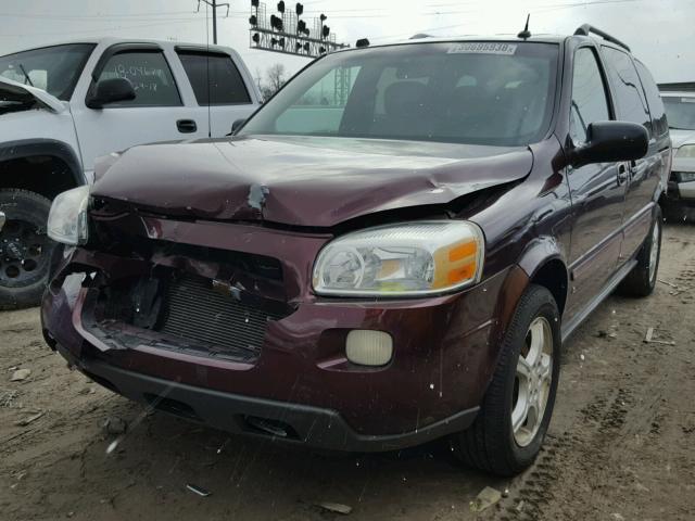 1GNDV33L36D165396 - 2006 CHEVROLET UPLANDER L 勃艮第红 照片 2