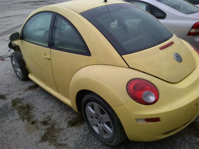 3VWRW31C17M522091 - 2007 VOLKSWAGEN NEW BEETLE 黄色 照片 3