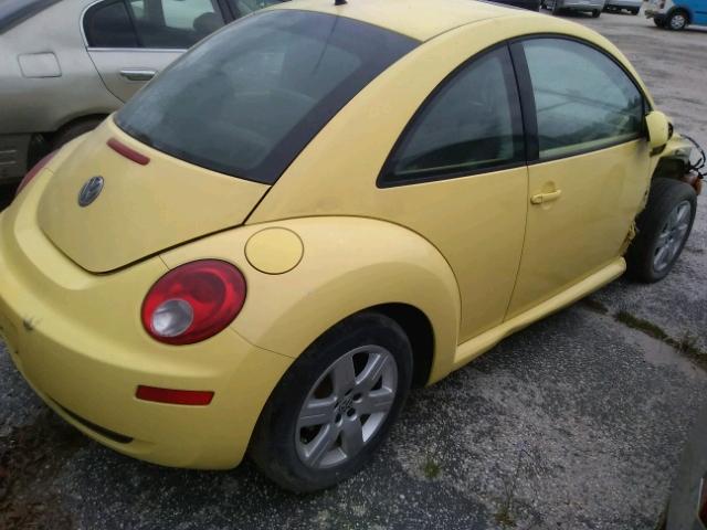 3VWRW31C17M522091 - 2007 VOLKSWAGEN NEW BEETLE 黄色 照片 4