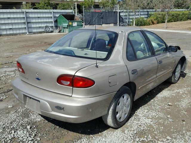 1G1JF524827343075 - 2002 CHEVROLET CAVALIER L GOLD photo 4