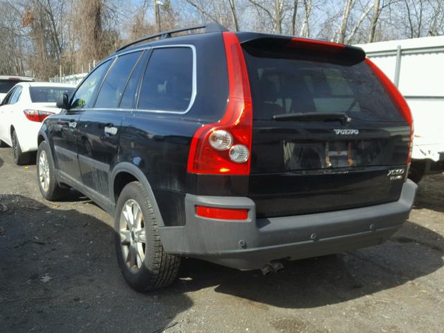 YV1CZ91H441048543 - 2004 VOLVO XC90 T6 BLACK photo 3