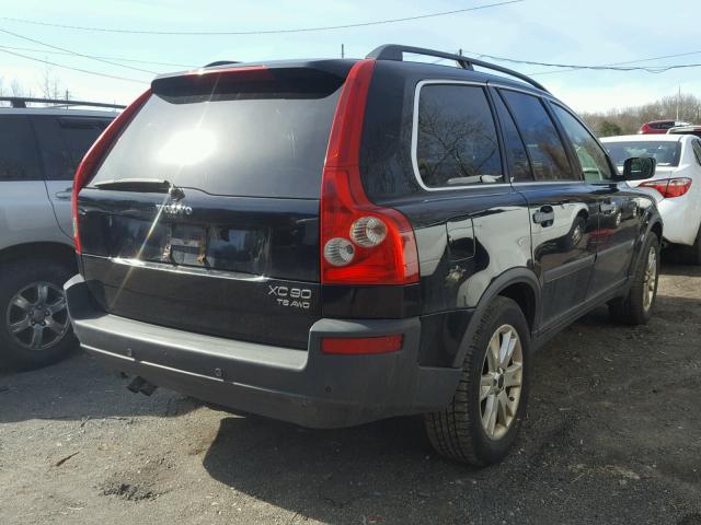 YV1CZ91H441048543 - 2004 VOLVO XC90 T6 BLACK photo 4