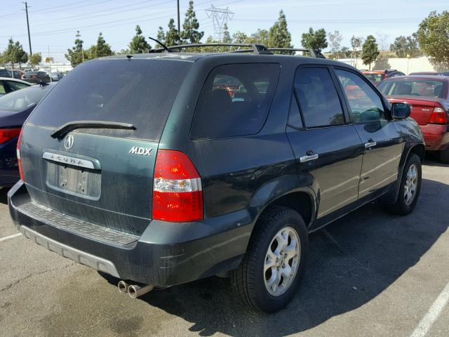 2HNYD18681H514269 - 2001 ACURA MDX TOURIN GREEN photo 4