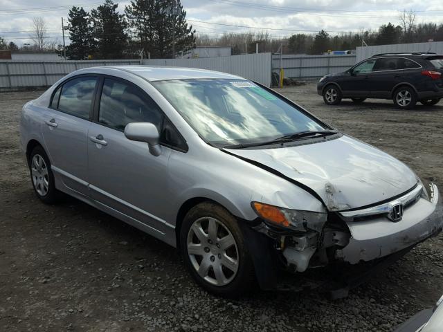 2HGFA16528H300244 - 2008 HONDA CIVIC LX SILVER photo 1