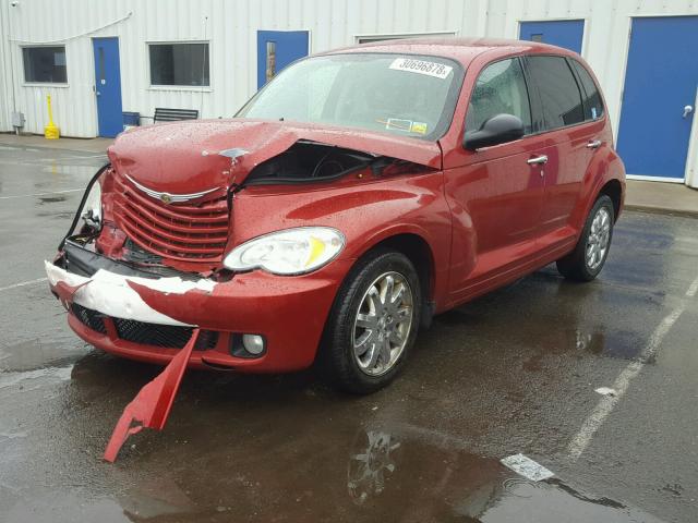 3A8FY58B38T101384 - 2008 CHRYSLER PT CRUISER RED photo 2