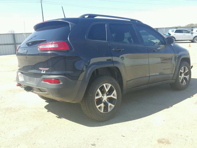 1C4PJMBB6GW343856 - 2016 JEEP CHEROKEE T BLACK photo 4