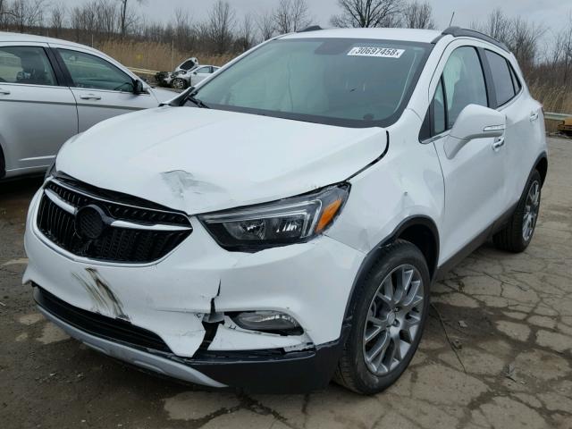 KL4CJ1SB8HB019646 - 2017 BUICK ENCORE SPO WHITE photo 2