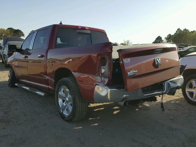 1C6RR6LT1FS501487 - 2015 RAM 1500 SLT RED photo 3