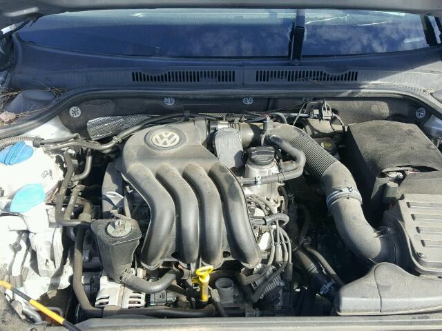 3VW2K7AJ3EM331594 - 2014 VOLKSWAGEN JETTA BASE SILVER photo 7