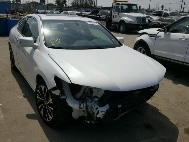 1HGCT2B88GA003981 - 2016 HONDA ACCORD EXL WHITE photo 1