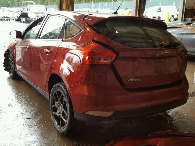 1FADP3K20GL363734 - 2016 FORD FOCUS SE RED photo 3