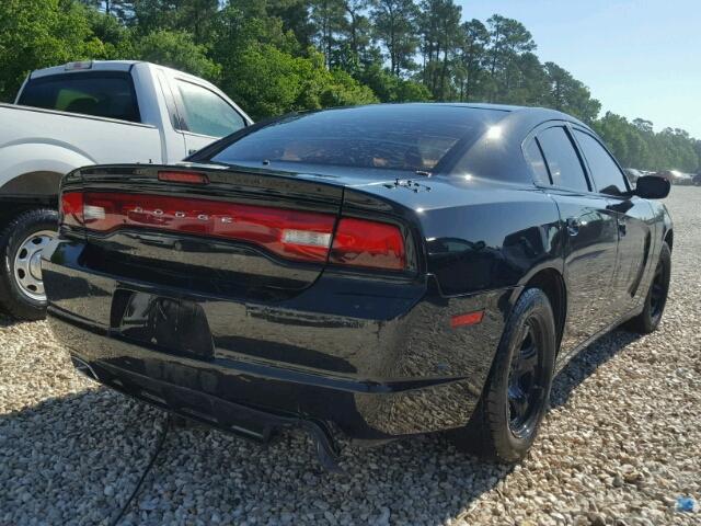 2B3CL1CT0BH551884 - 2011 DODGE CHARGER PO BLACK photo 4