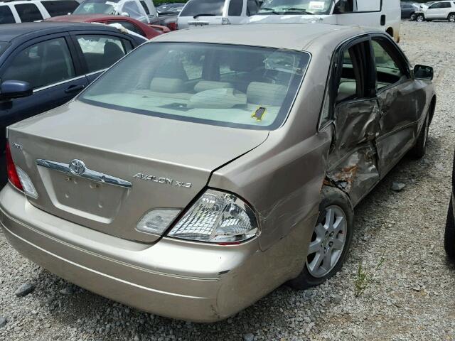 4T1BF28B5YU016123 - 2000 TOYOTA AVALON XL GOLD photo 4