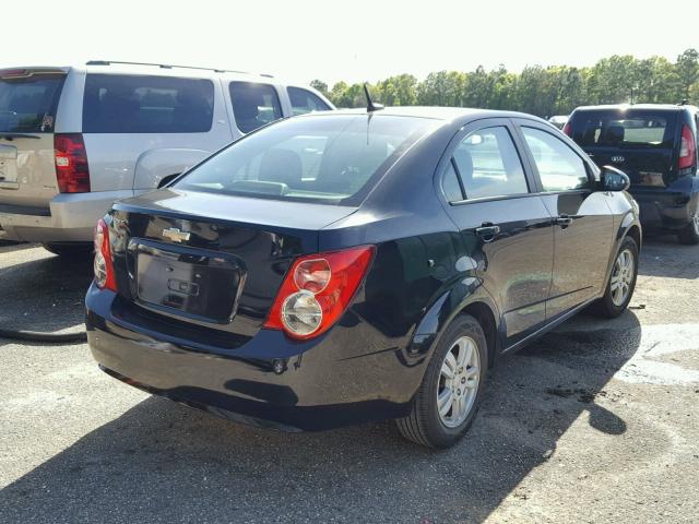 1G1JA5SH5C4197805 - 2012 CHEVROLET SONIC LS 黑色 照片 4