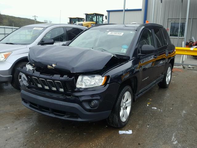 1J4NT1FBXBD157004 - 2011 JEEP COMPASS SP BLUE photo 2