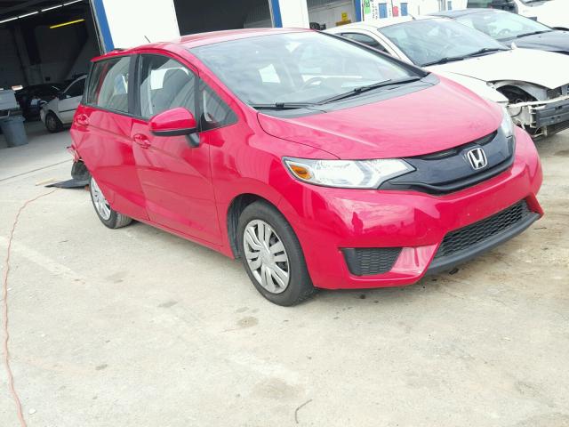 JHMGK5H53GX016540 - 2016 HONDA FIT LX RED photo 1