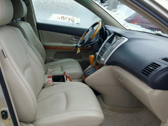 JTJHW31U872013532 - 2007 LEXUS RX 400H GOLD photo 5