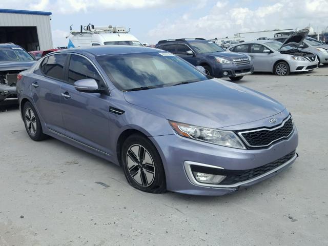 KNAGM4AD5C5025556 - 2012 KIA OPTIMA HYB BLUE photo 1