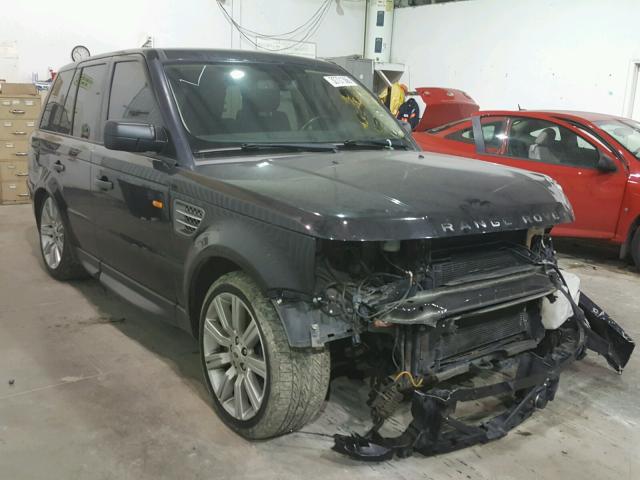 SALSH23498A121135 - 2008 LAND ROVER RANGE ROVE BLACK photo 1