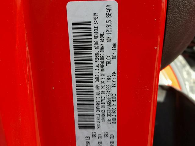 3C6TRVNG5HE524292 - 2017 RAM PROMASTER 红色 照片 10