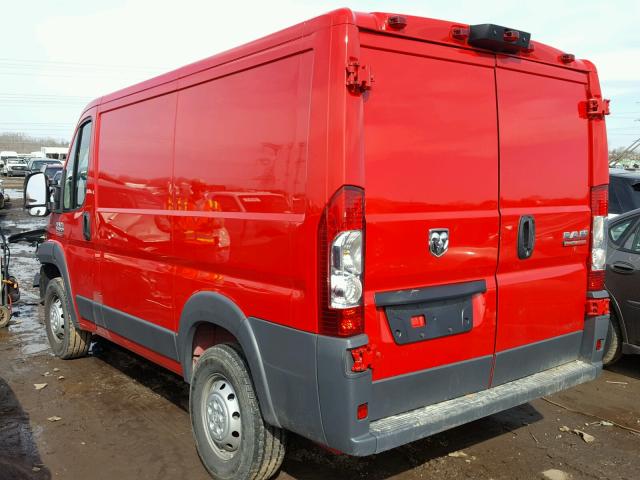 3C6TRVNG5HE524292 - 2017 RAM PROMASTER 红色 照片 3