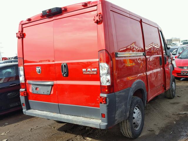 3C6TRVNG5HE524292 - 2017 RAM PROMASTER 红色 照片 4