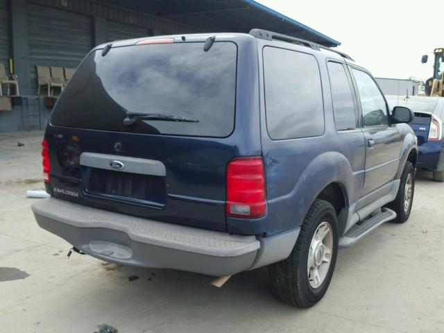 1FMYU60E33UB73381 - 2003 FORD EXPLORER S BLUE photo 4