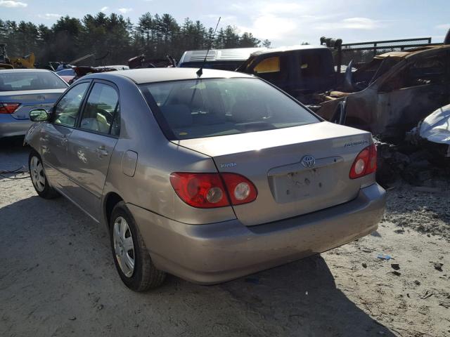 1NXBR32E16Z719229 - 2006 TOYOTA COROLLA CE BEIGE photo 3