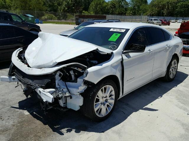 2G11X5SL7F9188740 - 2015 CHEVROLET IMPALA LS WHITE photo 2