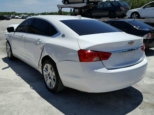 2G11X5SL7F9188740 - 2015 CHEVROLET IMPALA LS WHITE photo 3