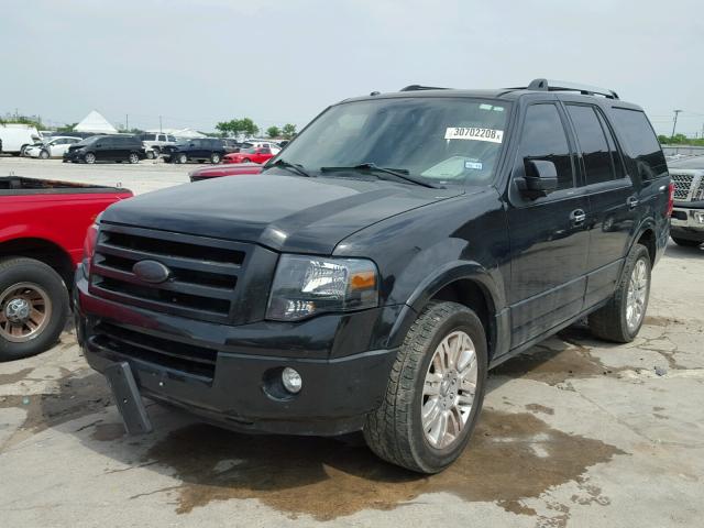 1FMJU1K54DEF34937 - 2013 FORD EXPEDITION BLACK photo 2