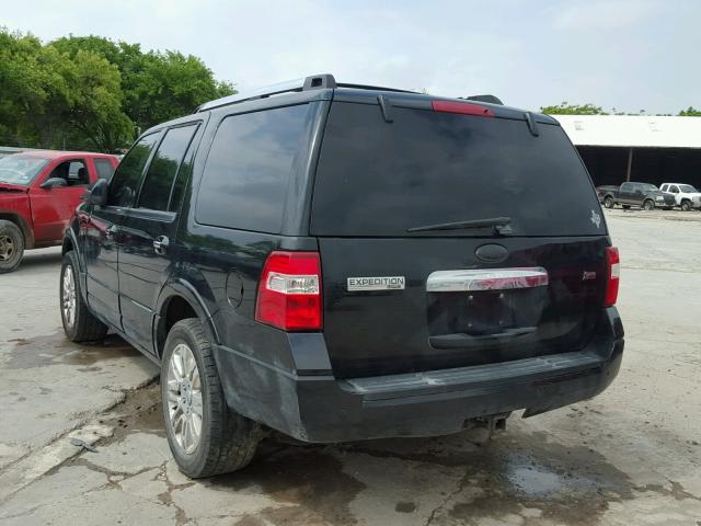 1FMJU1K54DEF34937 - 2013 FORD EXPEDITION BLACK photo 3