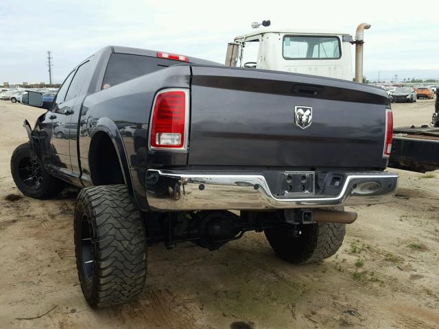 3C6UR5NL7EG174911 - 2014 RAM 2500 LARAM CHARCOAL photo 3