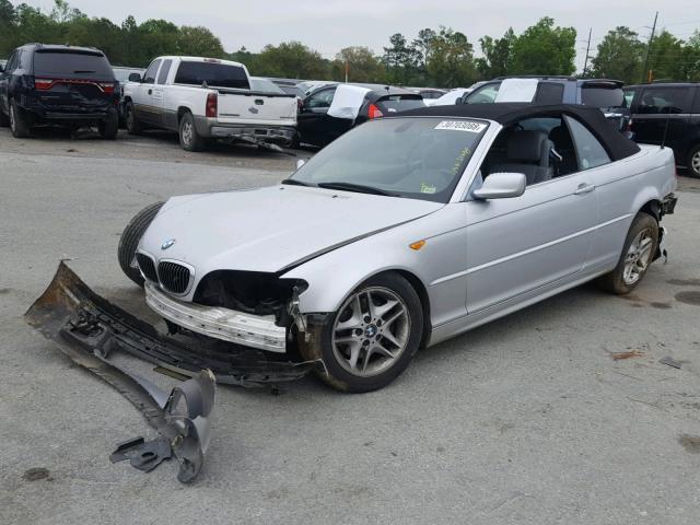 WBABW33434PL25176 - 2004 BMW 325 CI SILVER photo 2