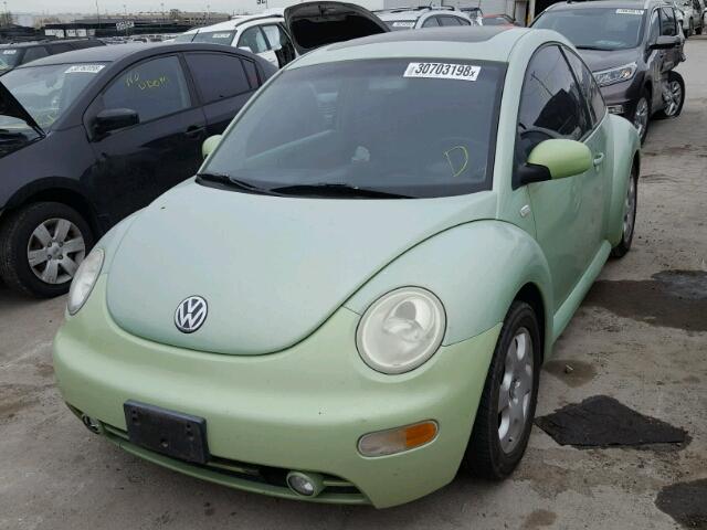 3VWCK21C62M400542 - 2002 VOLKSWAGEN NEW BEETLE 绿色 照片 2