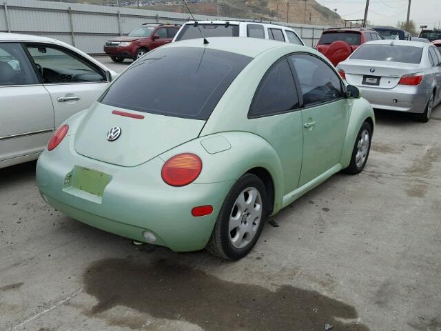 3VWCK21C62M400542 - 2002 VOLKSWAGEN NEW BEETLE GREEN photo 4