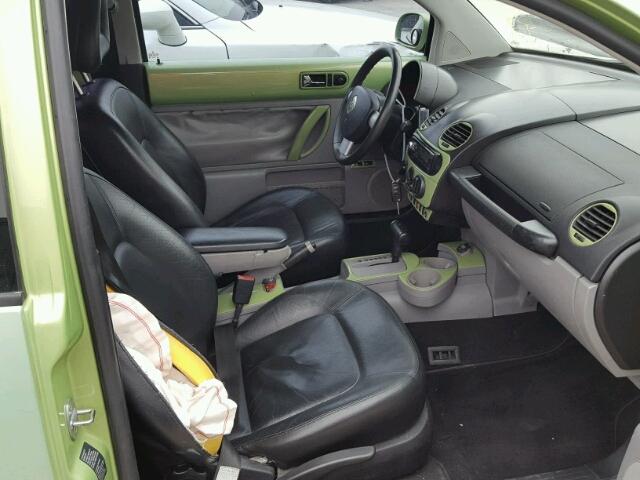 3VWCK21C62M400542 - 2002 VOLKSWAGEN NEW BEETLE 绿色 照片 5