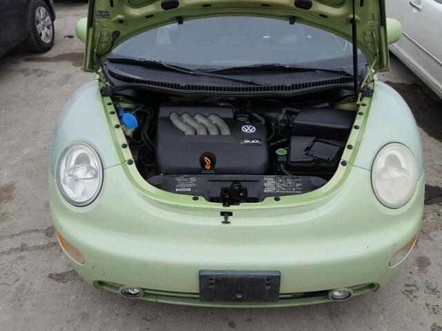 3VWCK21C62M400542 - 2002 VOLKSWAGEN NEW BEETLE GREEN photo 7