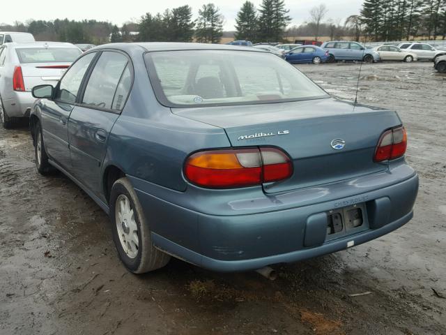 1G1NE52MXW6236299 - 1998 CHEVROLET MALIBU LS მწვანე ფოტო 3