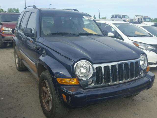 1J4GK58K46W132481 - 2006 JEEP LIBERTY LI BLUE photo 1