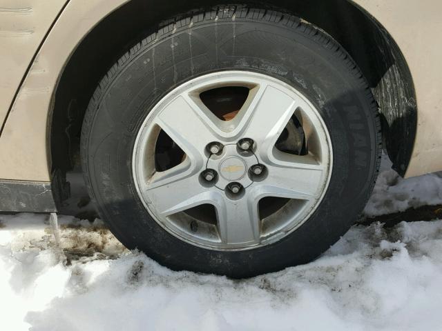 1G1ZT52855F298959 - 2005 CHEVROLET MALIBU LS ოქროსფერი ფოტო 9