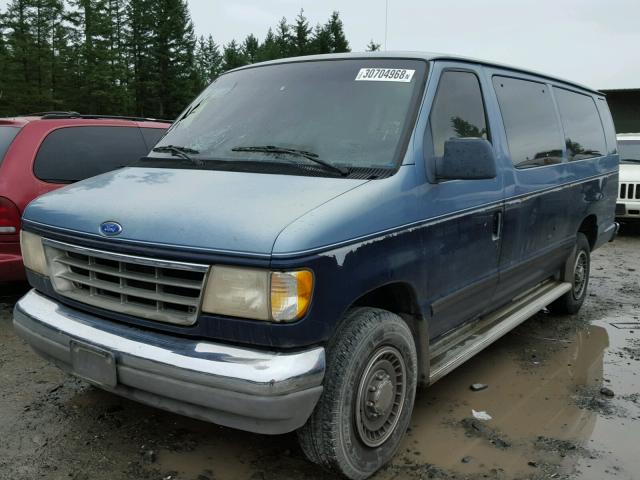 1FBJS31H2PHA86111 - 1993 FORD ECONOLINE TWO TONE photo 2