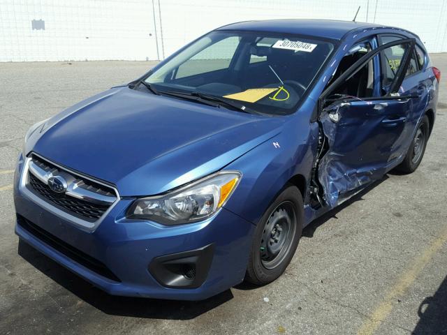 JF1GPAA62E8223464 - 2014 SUBARU IMPREZA BA BLUE photo 2