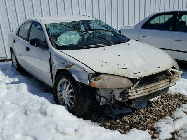 1B3EL36X53N547101 - 2003 DODGE STRATUS SE WHITE photo 1