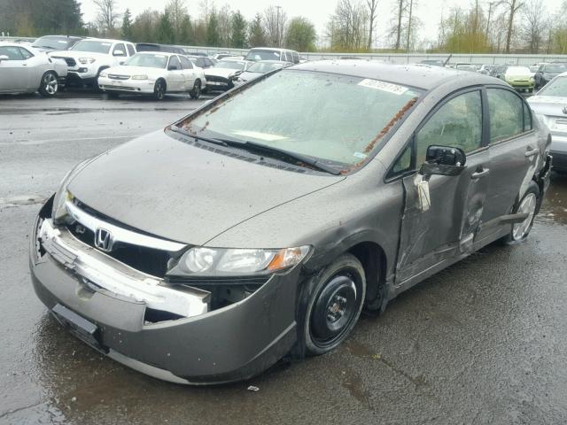 JHMFA36267S031557 - 2007 HONDA CIVIC HYBR BROWN photo 2